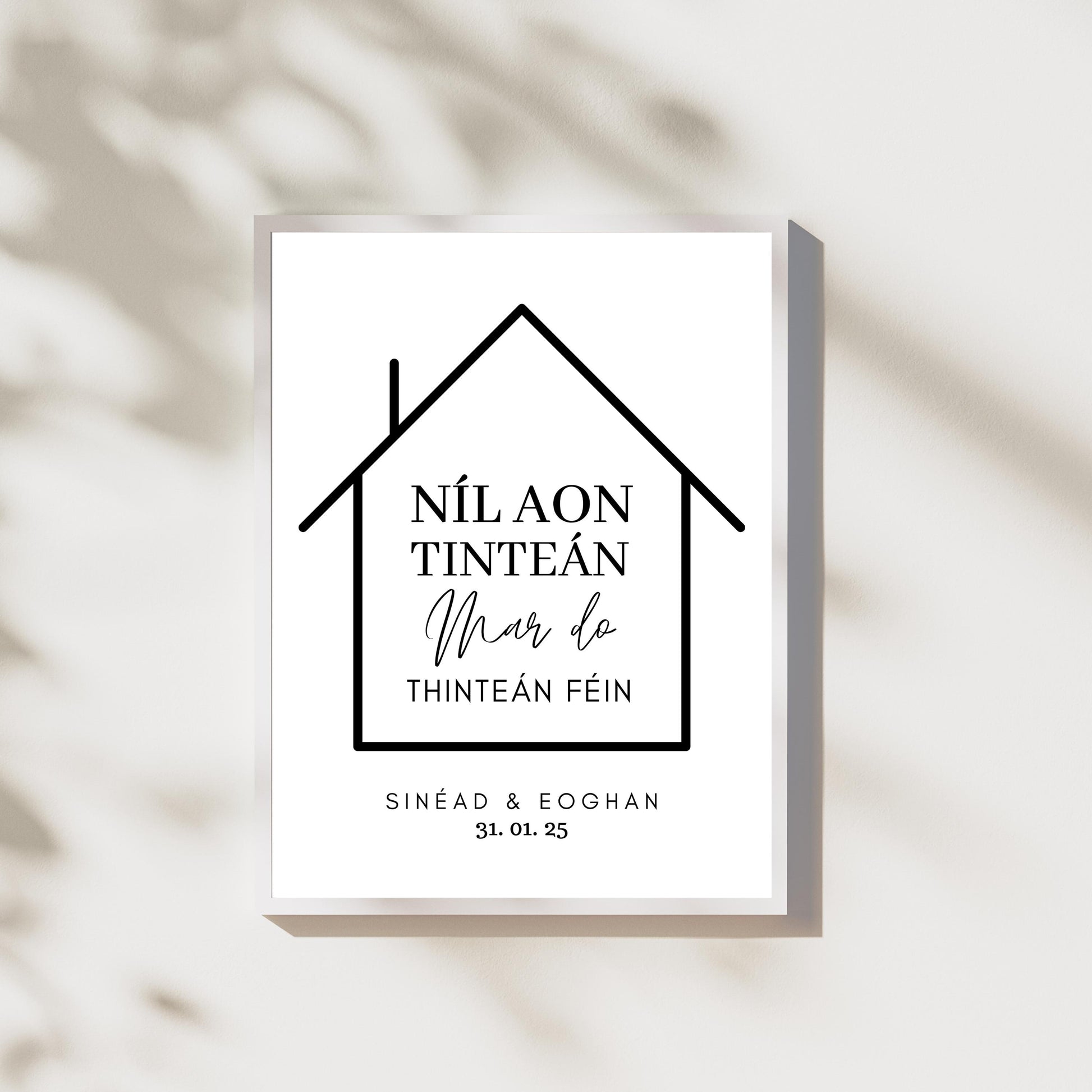 Personalised New House Print