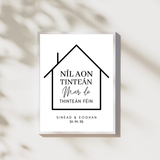 Personalised New House Print