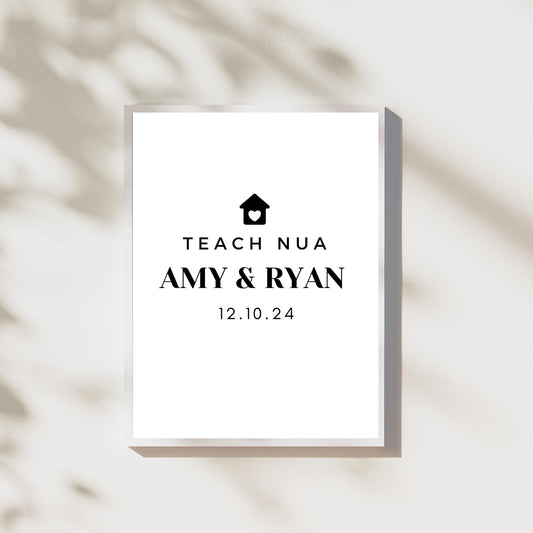 Personalised New House Print