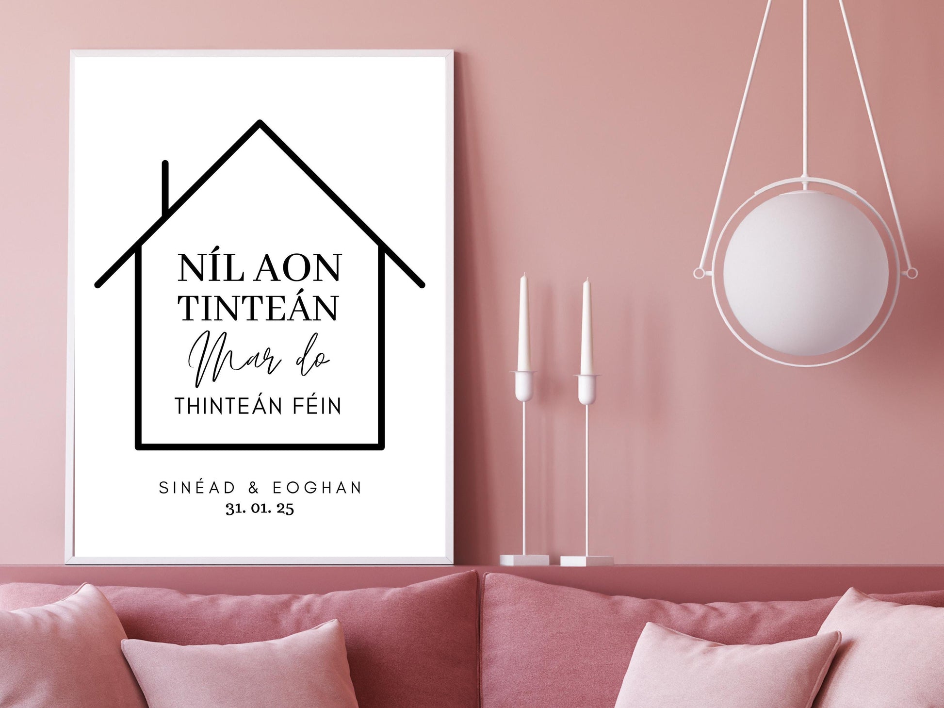 Personalised New House Print