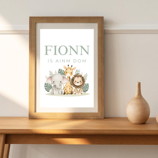 Personalised Engagement and New House Print