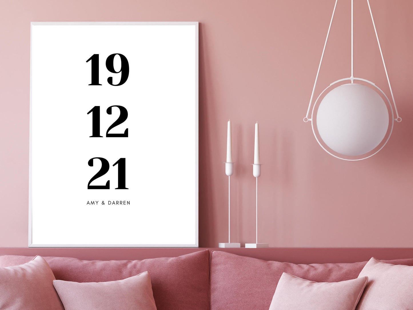 Personalised Irish Wedding or Engagement Print. A4 Print.