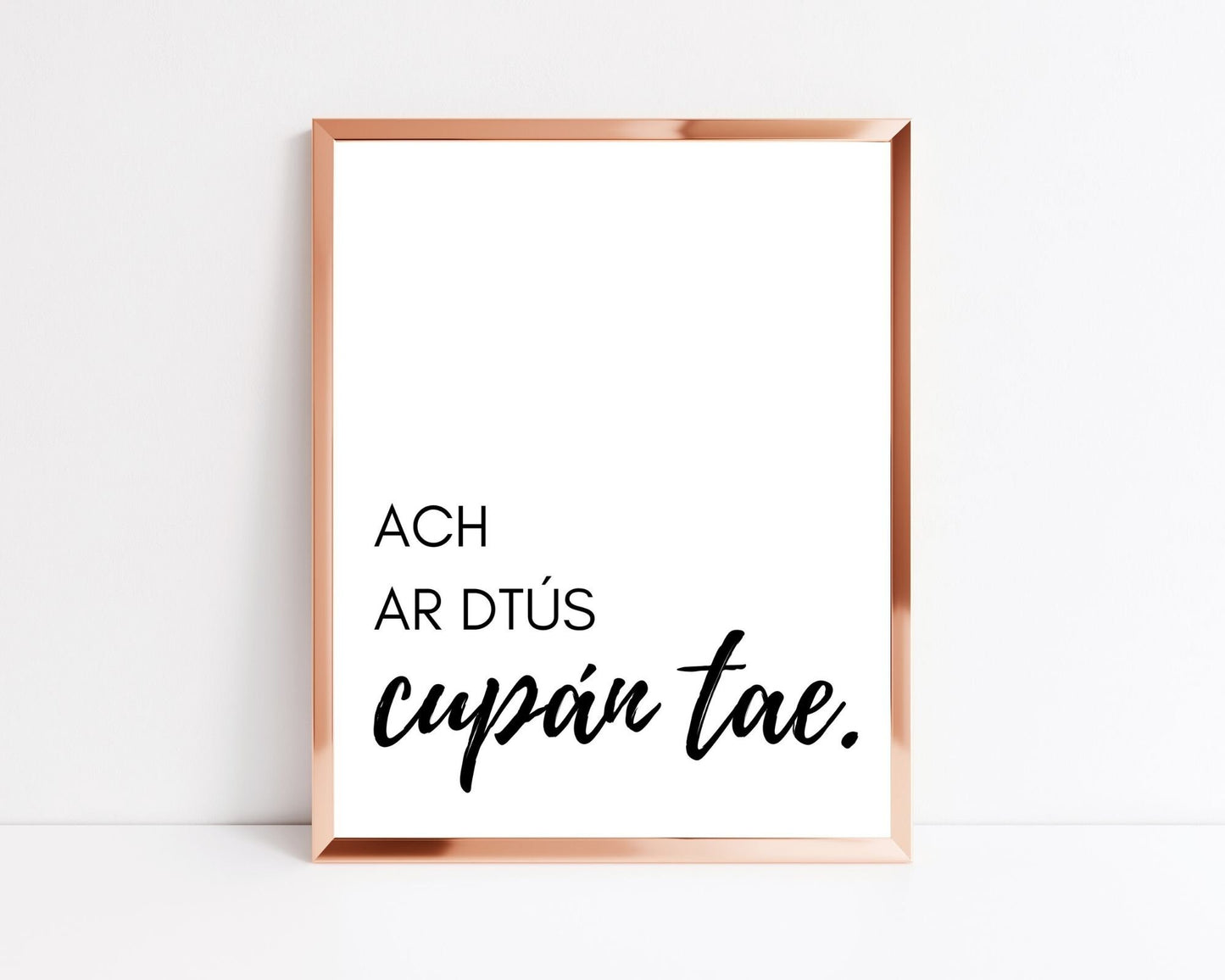wall art, wall print, Irish gift, Irish language, Irish art, Irish print