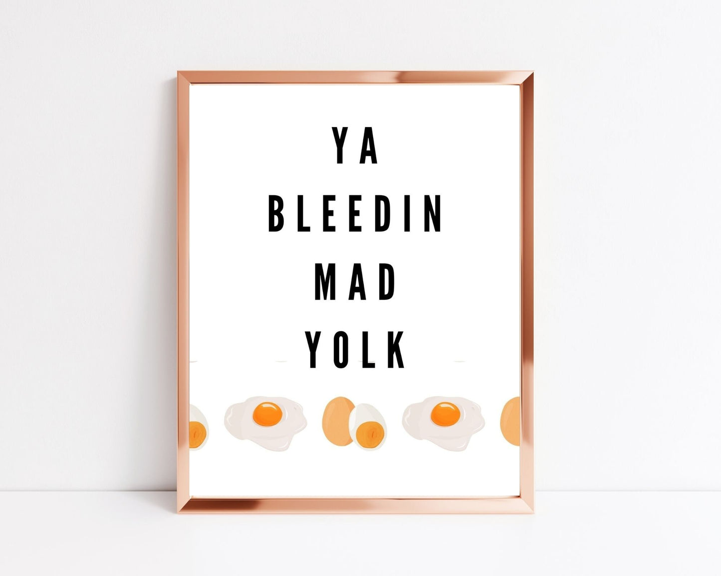 mad yoke, Irish saying, Irish gift, Irish language, Irish art, Irish print, wall art, wall print