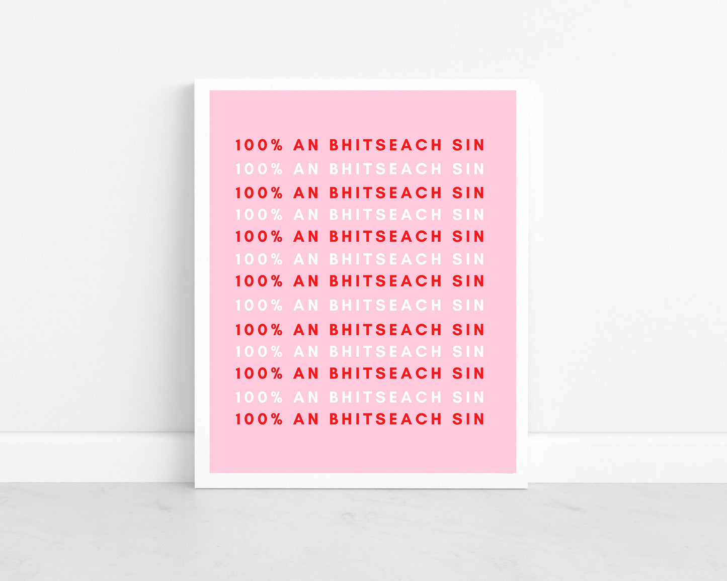 Irish print, as gaeilge, prints in irish, wall art, wall print, Irish gift, Irish language, Irish art, Irish print