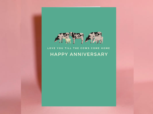 Irish card, anniversary card, funny anniversary card, Irish anniversary card, card for husband, farmer card, Irish farmer