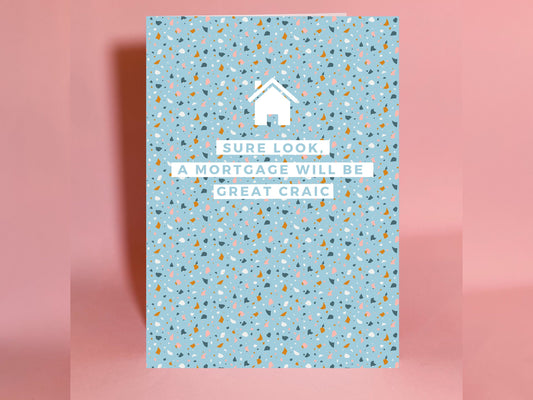 New house card, Irish card, Irish greeting card, congrats, housewarming card