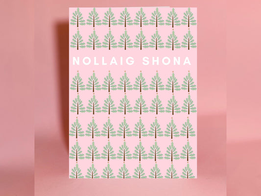 Nollaig shona, Christmas card
