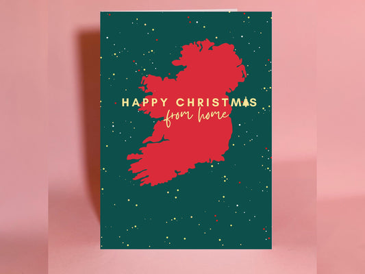Happy Christmas from home, Christmas card