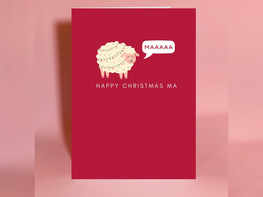 Happy Christmas Ma, Christmas card