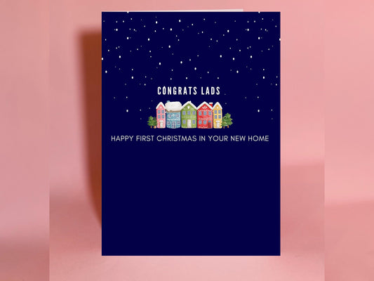 New house, Christmas card