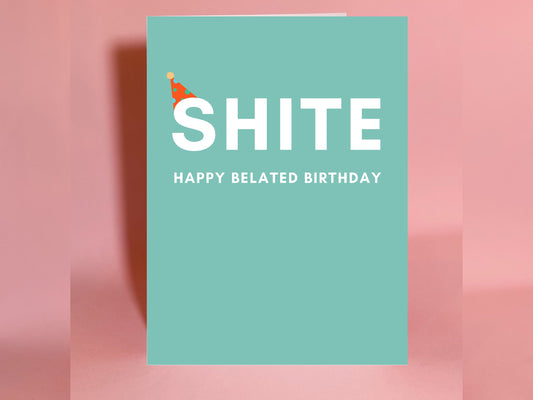 Belated Birthday Card