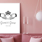 Personalised Wedding or Engagement Print
