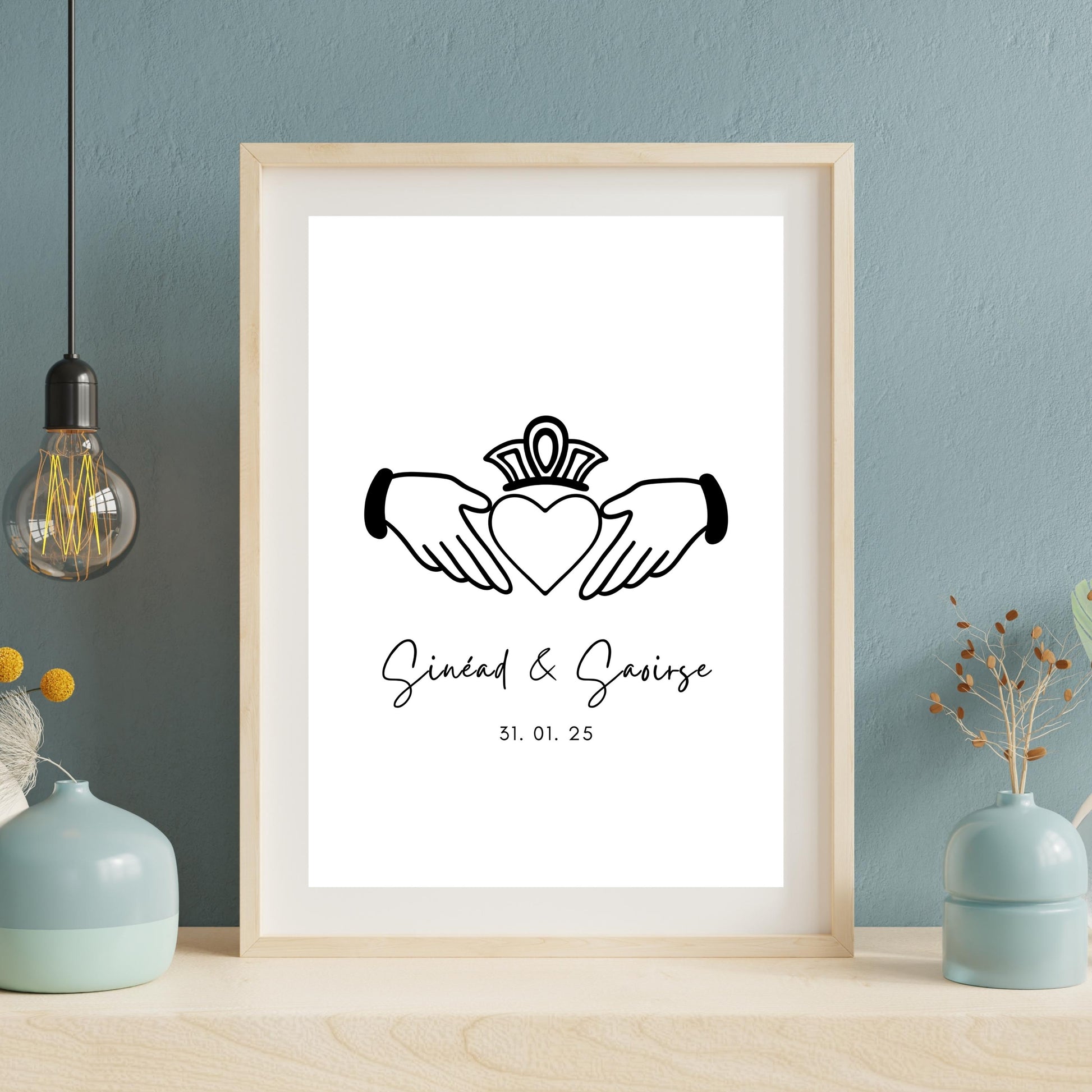 Personalised Wedding or Engagement Print