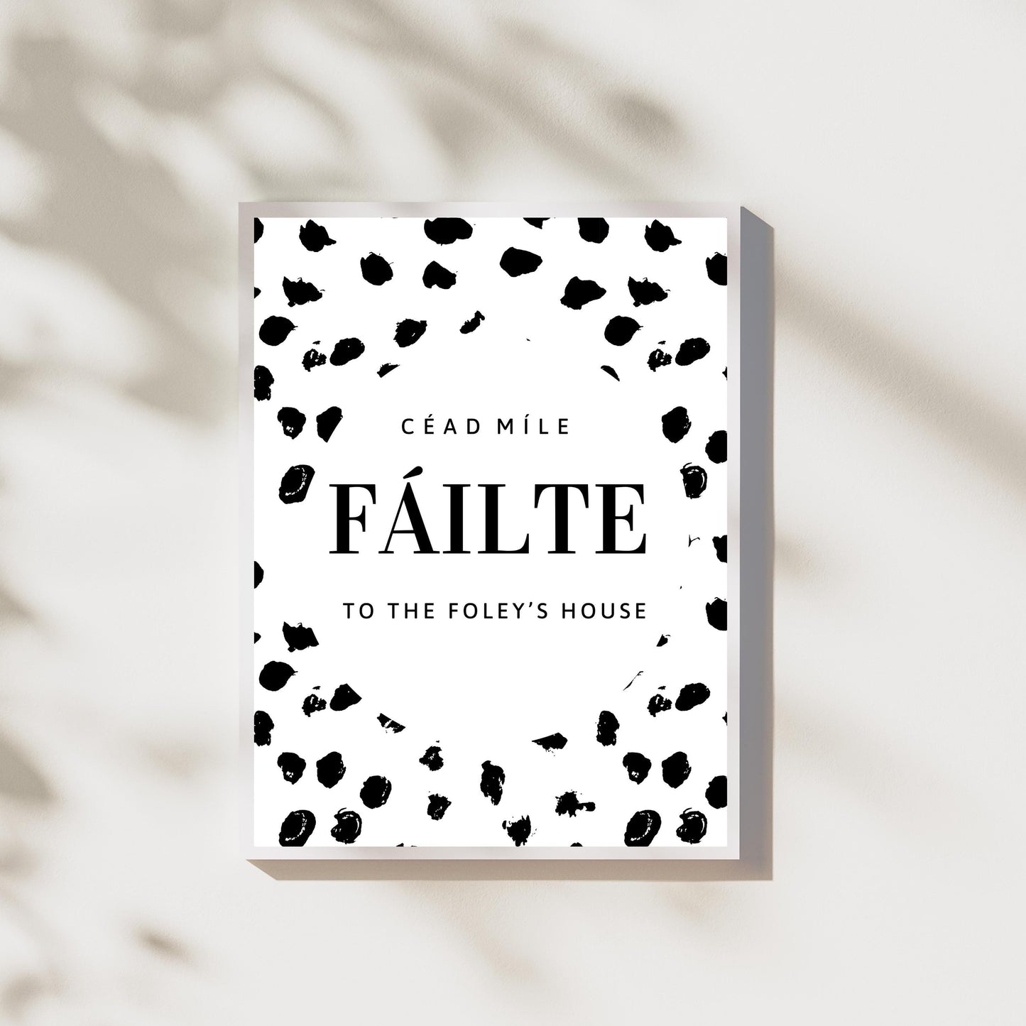 Personalised New House Print