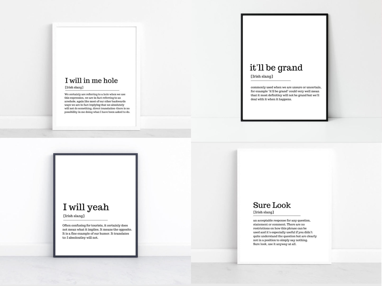 Pints Dictionary Print