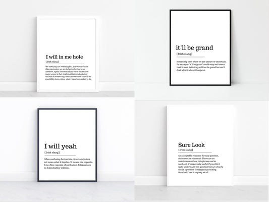 Pints Dictionary Print