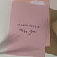 really feckin miss you, Irish greeting card, miss you card, best friend card, miss you, card for a friend