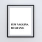 few naggins, Irish print, Irish humor, Irish gift, Irish saying, Home décor, Irish wall art, gift for someone abroad