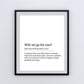 will we go for one Irish saying, Irish gift, Irish language, Irish art, Irish print, wall art, wall print,
