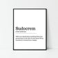 sudocrem, Irish saying, Irish gift, Irish language, Irish art, Irish print, wall art, wall print,