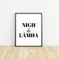 Nigh do lámha, wash your hands, Irish gift, Irish language, Irish art, Irish print, wall art, wall print, Bathroom print