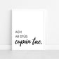 wall art, wall print, Irish gift, Irish language, Irish art, Irish print