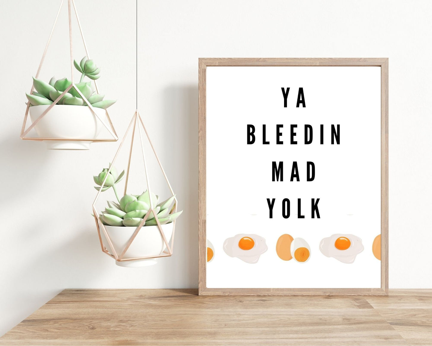 mad yoke, Irish saying, Irish gift, Irish language, Irish art, Irish print, wall art, wall print