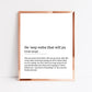 go away outta that, Irish print, go away will ya, wall art, wall print, Irish gift, Irish language, Irish art, Irish print