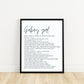 galway girl, galway girl print, Irish song print, song lyric print, lyric print, music prints, Irish print, wall art, wall print,