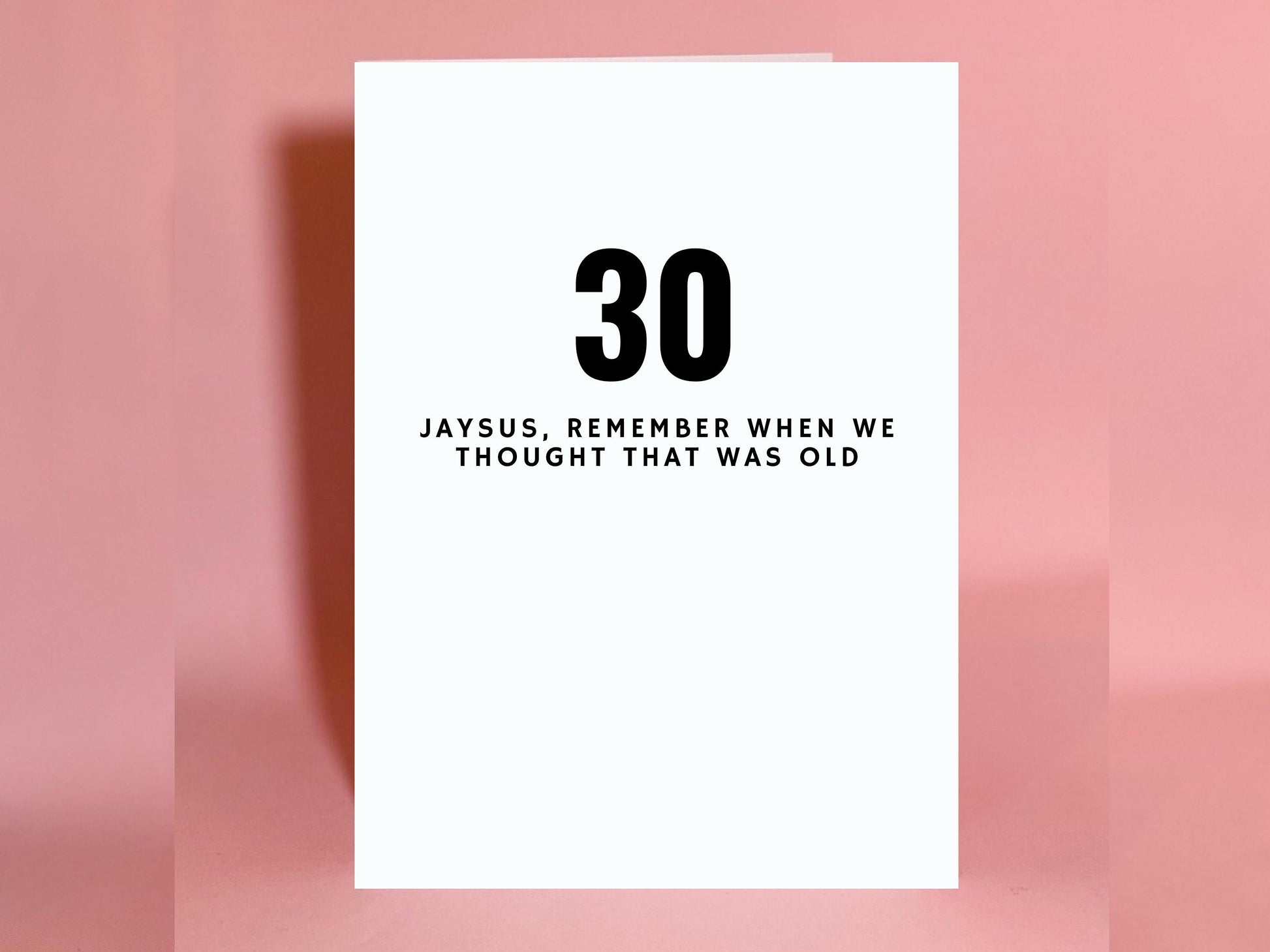 30th birthday card, thirty’s birthday card, Irish birthday card, happy birthday, birthday card, funny happy birthday, Irish card