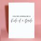 Wedding card, bride to be, engagement card, Irish card, Irish wedding card, irish wedding, card for bride, bridal party card, Irish bride