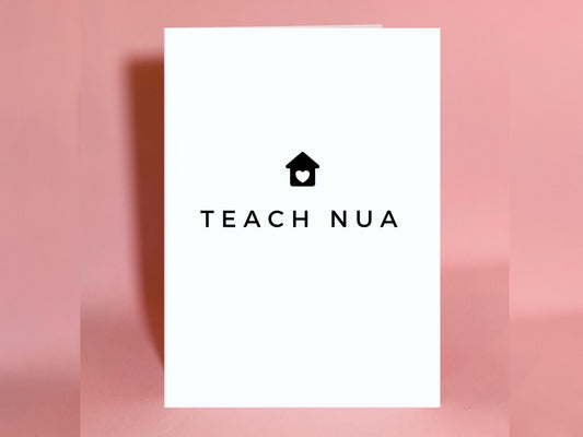 New house card, teach nua, Irish card, as gaeilge, Irish greeting card