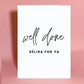 Irish card, congratulations card, well done, exam card, congrats card, funny card, Irish card