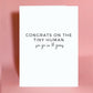 Irish card, new baby card, newborn card, funny newborn card, Irish card