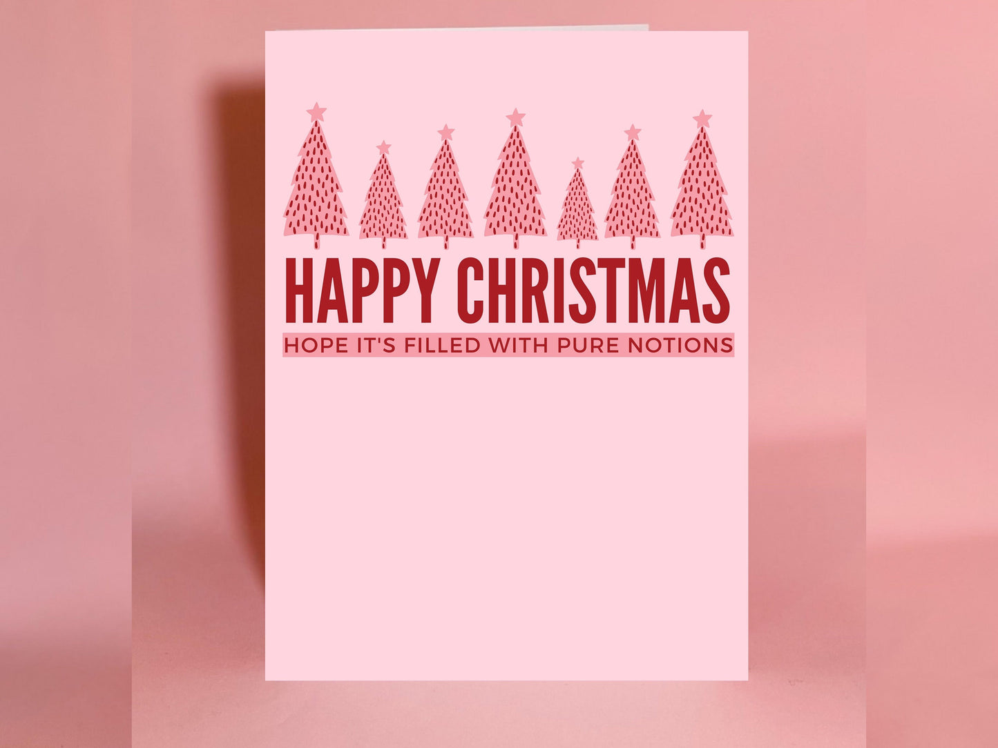 Christmas Notions, Christmas card