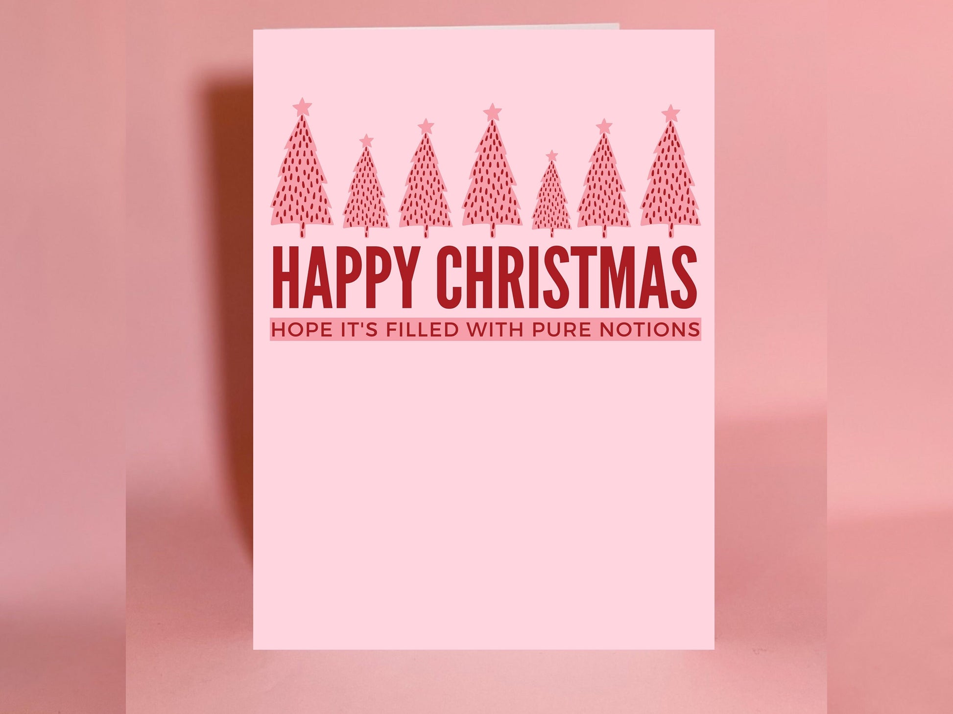 Christmas Notions, Christmas card