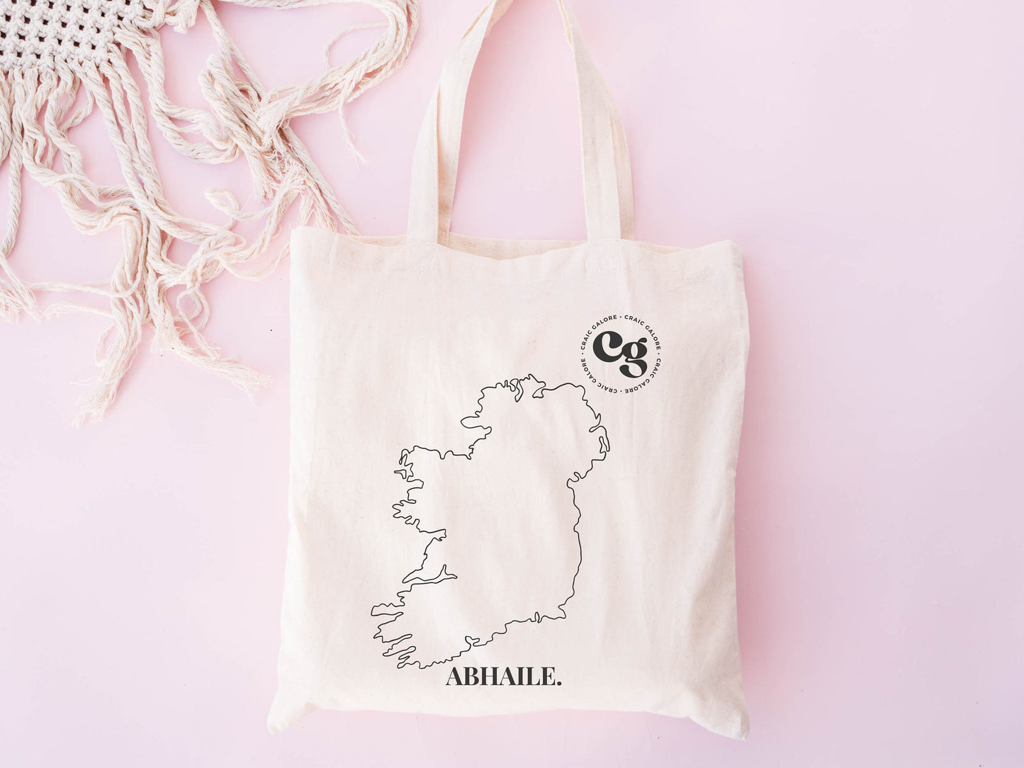 Abhaile tote bag