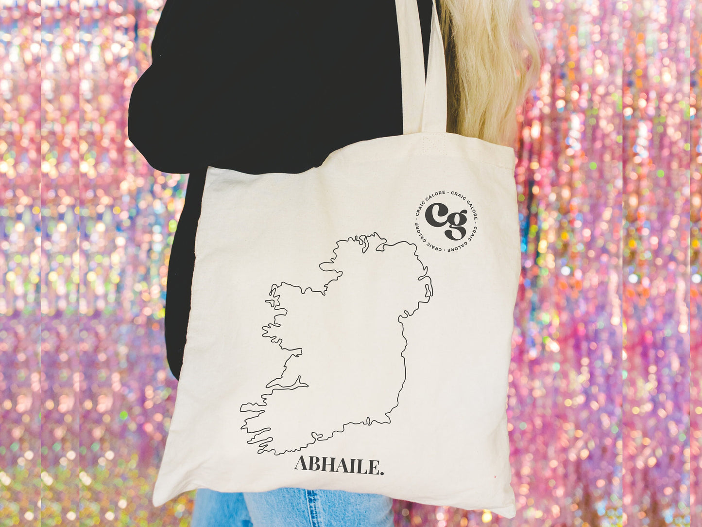 Abhaile tote bag